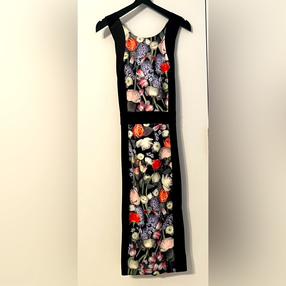Ted Baker black flower dress